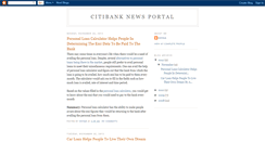 Desktop Screenshot of citibank-news.blogspot.com