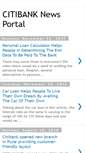 Mobile Screenshot of citibank-news.blogspot.com