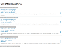 Tablet Screenshot of citibank-news.blogspot.com