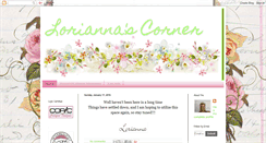 Desktop Screenshot of loriannascorner.blogspot.com