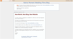 Desktop Screenshot of kairosweddingfilms.blogspot.com