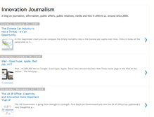 Tablet Screenshot of innovationjournalism.blogspot.com