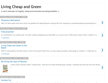 Tablet Screenshot of livingcheapandgreen.blogspot.com