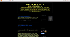 Desktop Screenshot of mysilverinfo.blogspot.com