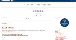 Desktop Screenshot of elegance-arts-updates.blogspot.com