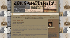 Desktop Screenshot of consanguinitatem.blogspot.com