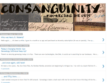 Tablet Screenshot of consanguinitatem.blogspot.com