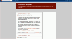 Desktop Screenshot of cape-town-property.blogspot.com