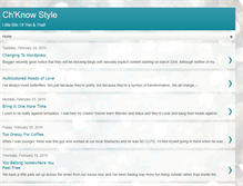 Tablet Screenshot of chknowstyle.blogspot.com