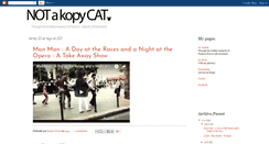 Desktop Screenshot of notakopycat.blogspot.com