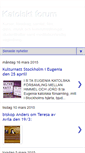 Mobile Screenshot of katolsktforum.blogspot.com