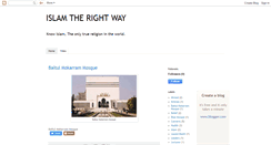 Desktop Screenshot of islamistruereligion.blogspot.com