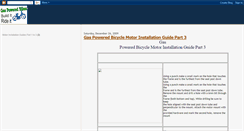 Desktop Screenshot of gaspoweredbikes.blogspot.com