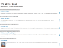 Tablet Screenshot of beanandbug.blogspot.com