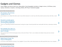 Tablet Screenshot of gizmoidea.blogspot.com