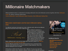 Tablet Screenshot of millionairematchmakers.blogspot.com