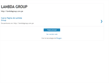 Tablet Screenshot of lambdagroup.blogspot.com