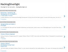 Tablet Screenshot of hackingsilverlight.blogspot.com