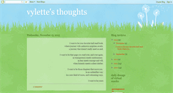 Desktop Screenshot of callmevylette.blogspot.com