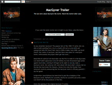 Tablet Screenshot of macgyver-movie-trailer.blogspot.com