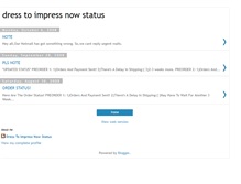 Tablet Screenshot of dresstoimpressnow-orderstatus.blogspot.com