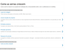Tablet Screenshot of comoasserrascrescem.blogspot.com