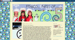 Desktop Screenshot of francopartyoffive.blogspot.com