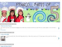 Tablet Screenshot of francopartyoffive.blogspot.com