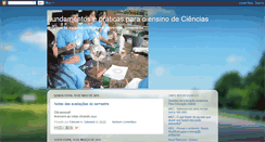 Desktop Screenshot of educacaocientifica.blogspot.com