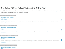 Tablet Screenshot of buy-baby-gifts.blogspot.com