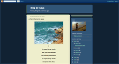Desktop Screenshot of blogdeagua.blogspot.com