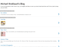 Tablet Screenshot of michaelknoblauch.blogspot.com