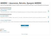 Tablet Screenshot of mederic-prevoyance.blogspot.com