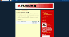 Desktop Screenshot of 5racing.blogspot.com