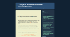 Desktop Screenshot of diariopyme.blogspot.com