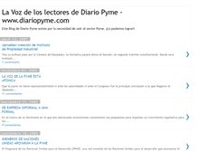 Tablet Screenshot of diariopyme.blogspot.com