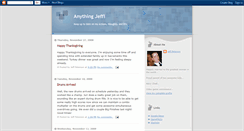 Desktop Screenshot of anythingjeff.blogspot.com