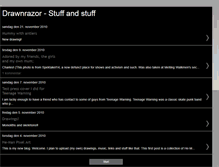 Tablet Screenshot of drawnrazor.blogspot.com
