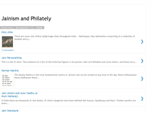 Tablet Screenshot of philately-jainism.blogspot.com