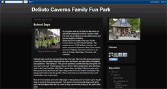 Desktop Screenshot of desotocaverns.blogspot.com