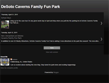 Tablet Screenshot of desotocaverns.blogspot.com