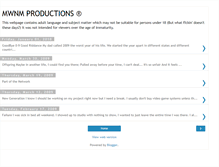 Tablet Screenshot of mwnmproductions.blogspot.com