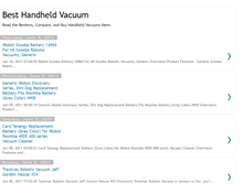 Tablet Screenshot of besthandheldvacuum.blogspot.com