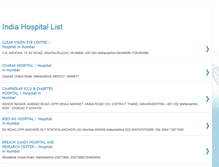 Tablet Screenshot of indiahospitallist.blogspot.com