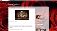 Desktop Screenshot of belezaacessivel.blogspot.com