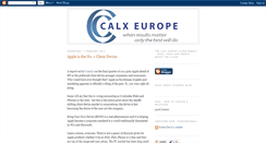 Desktop Screenshot of calxeurope.blogspot.com
