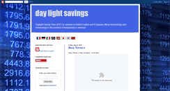 Desktop Screenshot of daylightsavings-time2011.blogspot.com