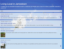 Tablet Screenshot of livinglocalinjamestown.blogspot.com