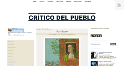 Desktop Screenshot of criticodelpueblo.blogspot.com