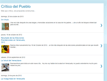 Tablet Screenshot of criticodelpueblo.blogspot.com